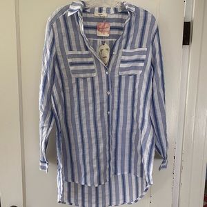 NWT Lightweight Button Down Tunic